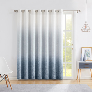 Ombre Light Filtering Door Curtain Panel